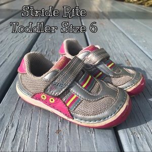 Stride Rite silver sneakers